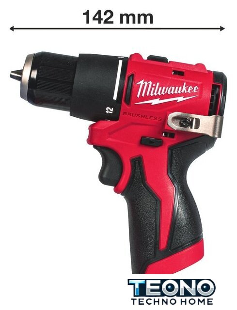 Ударная дрель-шуруповерт Milwaukee M12 BLPDRC-0 4933500421 (без АКБ) - Изображение №2 — Интернет-магазин Teono.by
