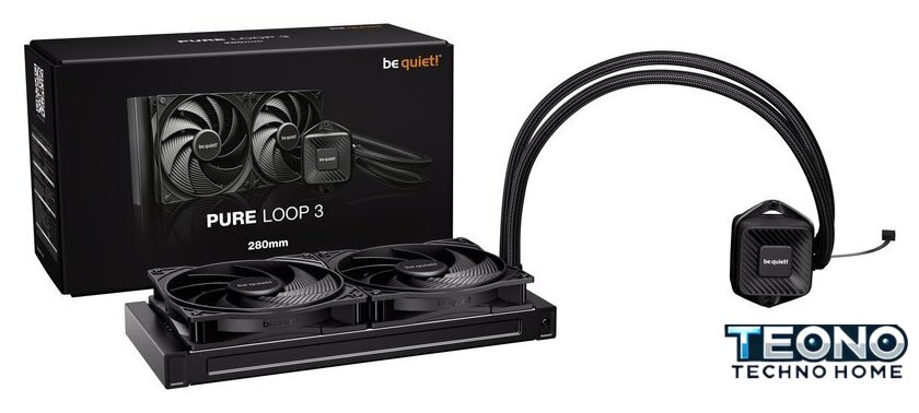 Система жидкостного охлаждения для процессора be quiet! Pure Loop 3 280mm BW028EU - Изображение №4 — Интернет-магазин Teono.by