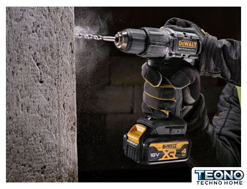 Ударная дрель-шуруповерт DeWalt DCD100P2T (с 2-мя АКБ, кейс) - Изображение №8 — Интернет-магазин Teono.by
