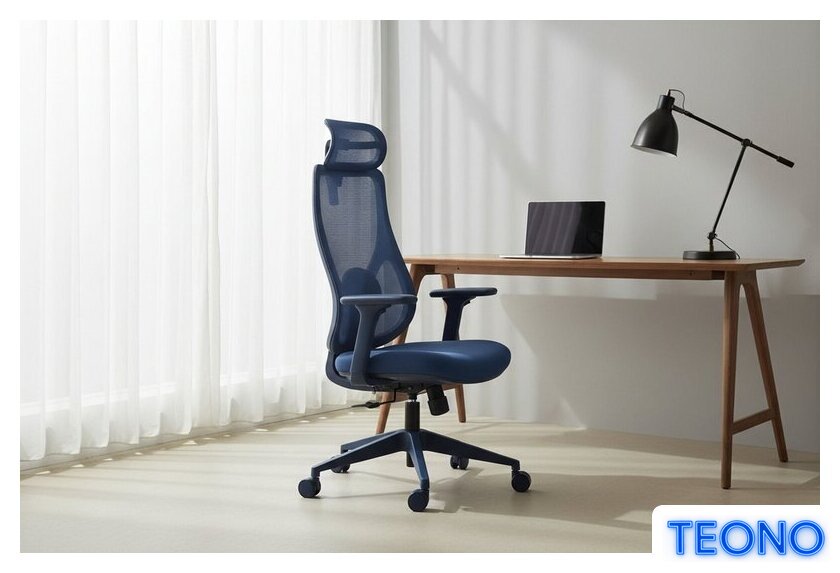 Офисное кресло FOX HOUSE Femund LN010A 50.045 (синий) - Изображение №14 — Интернет-магазин Teono.by