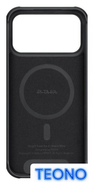 Чехол для телефона Pitaka Aramid ProGuard для iPhone 17 Pro Max (600D Black/Grey Twill) - Изображение №3 — Интернет-магазин Teono.by