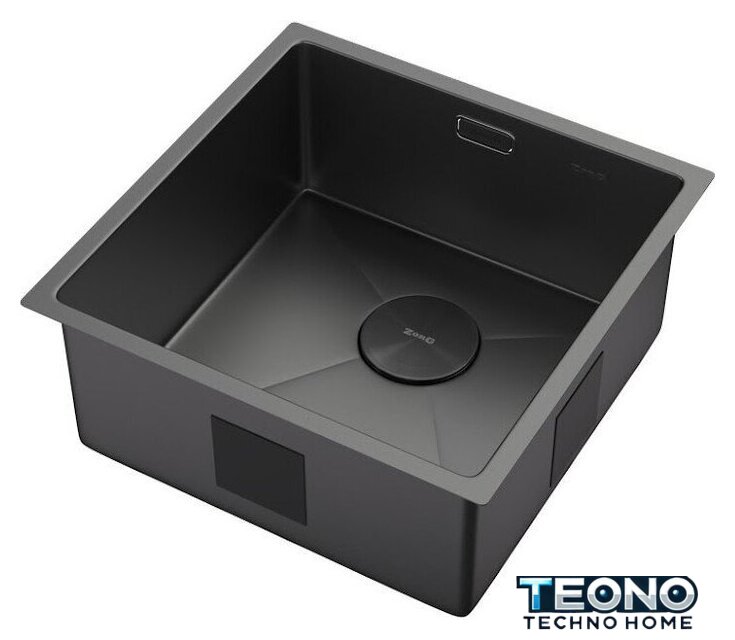 Кухонная мойка ZorG Zerox 44 U / IF Zurinox PVD Gunblack - Изображение №2 — Интернет-магазин Teono.by