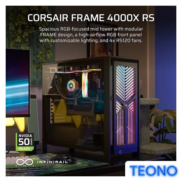 Корпус Corsair Frame 4000X RS CC-9011302-WW - Изображение №4 — Интернет-магазин Teono.by