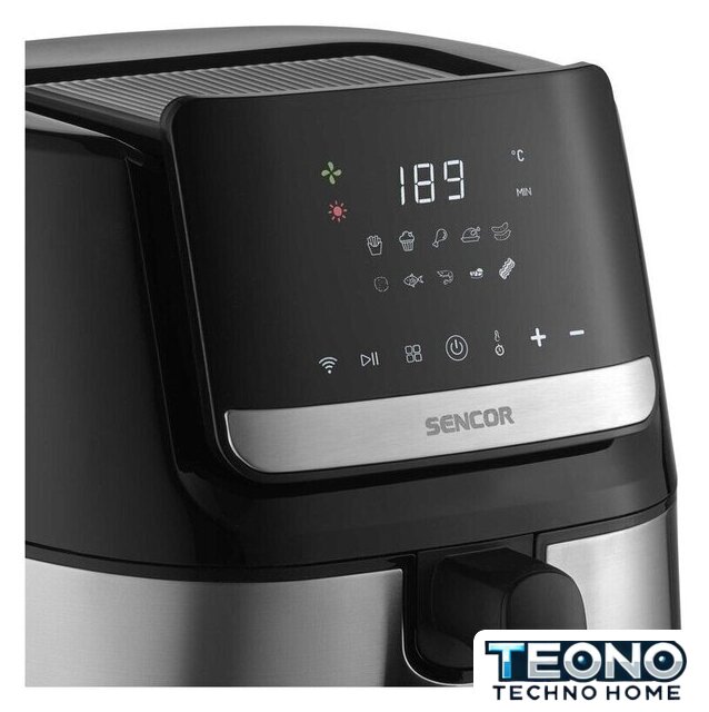 Аэрогриль (аэрофритюрница) Sencor SFR 6600SS - Изображение №4 — Интернет-магазин Teono.by