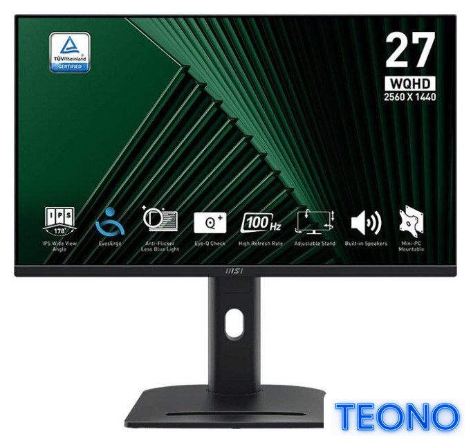 Монитор MSI Pro MP275QPG - Изображение №1 — Интернет-магазин Teono.by