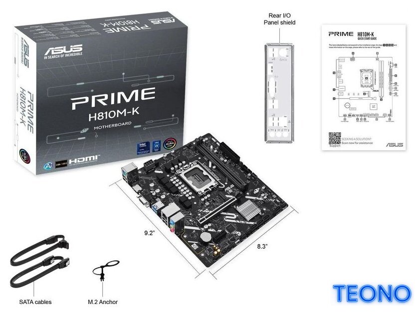Материнская плата ASUS PRIME H810M-K - Изображение №8 — Интернет-магазин Teono.by