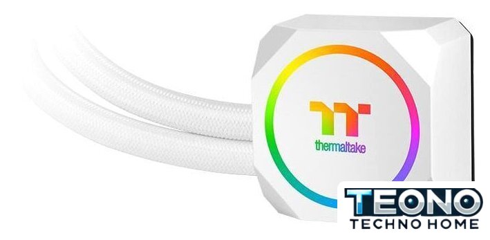 Система жидкостного охлаждения для процессора Thermaltake TH360 ARGB Sync Snow Edition CL-W302-PL12SW-A - Изображение №2 — Интернет-магазин Teono.by