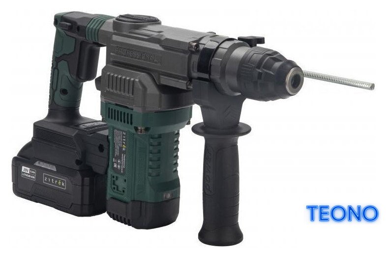 Перфоратор Zitrek Destroyer 20 PRO 085-1092 (с 2-мя АКБ, кейс) - Изображение №3 — Интернет-магазин Teono.by