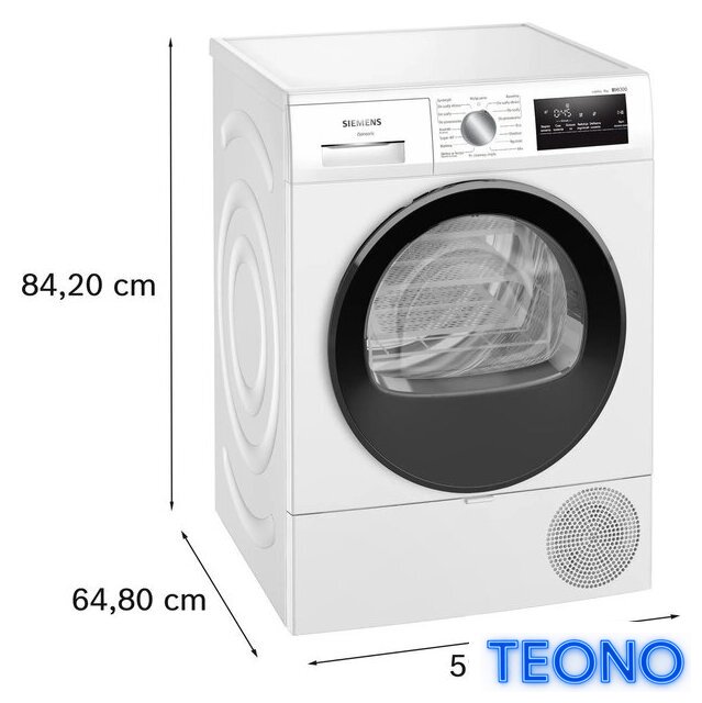 Сушильная машина Siemens iQ300 WT45HV99PL - Изображение №7 — Интернет-магазин Teono.by