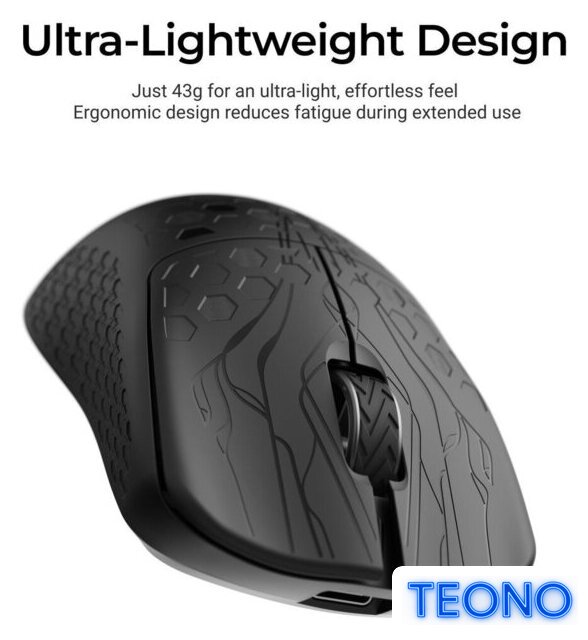 Игровая мышь Keychron G5 Ultra Light Wireless - Изображение №7 — Интернет-магазин Teono.by
