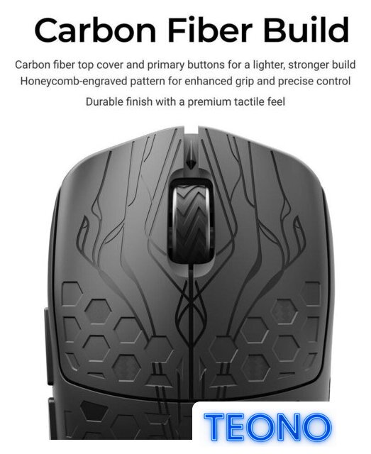 Игровая мышь Keychron G5 Ultra Light Wireless - Изображение №3 — Интернет-магазин Teono.by