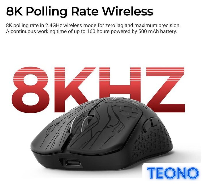 Игровая мышь Keychron G5 Ultra Light Wireless - Изображение №2 — Интернет-магазин Teono.by