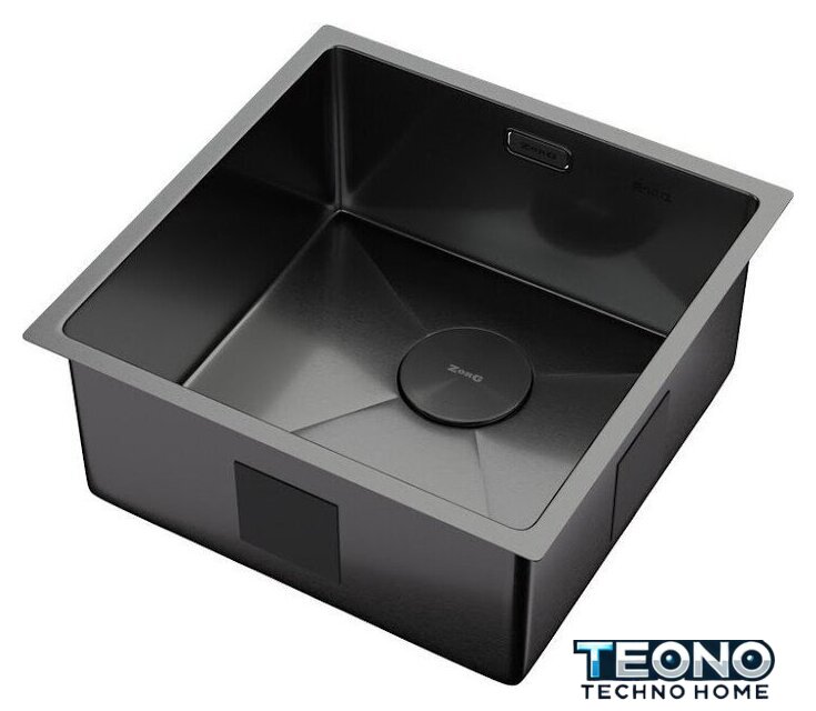 Кухонная мойка ZorG Zerox 44 U / IF PVD Gunblack - Изображение №2 — Интернет-магазин Teono.by
