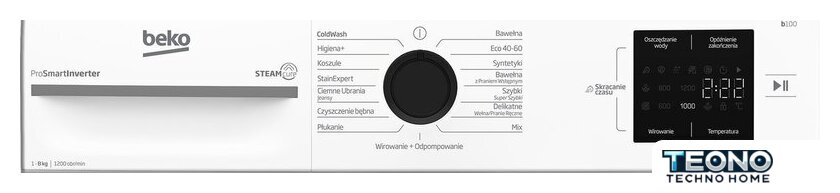 Стиральная машина BEKO BM1WFU38225WW - Изображение №2 — Интернет-магазин Teono.by