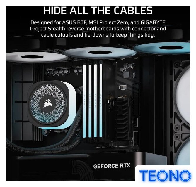 Корпус Corsair Frame 4500X RS-R ARGB CC-9011314-WW - Изображение №8 — Интернет-магазин Teono.by