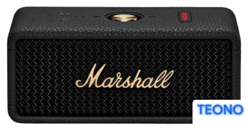 Беспроводная колонка Marshall Emberton III (черный/латунь) - Изображение №1 — Интернет-магазин Teono.by