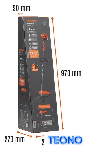 Триммер Daewoo Power DABC 250 - Изображение №11 — Интернет-магазин Teono.by
