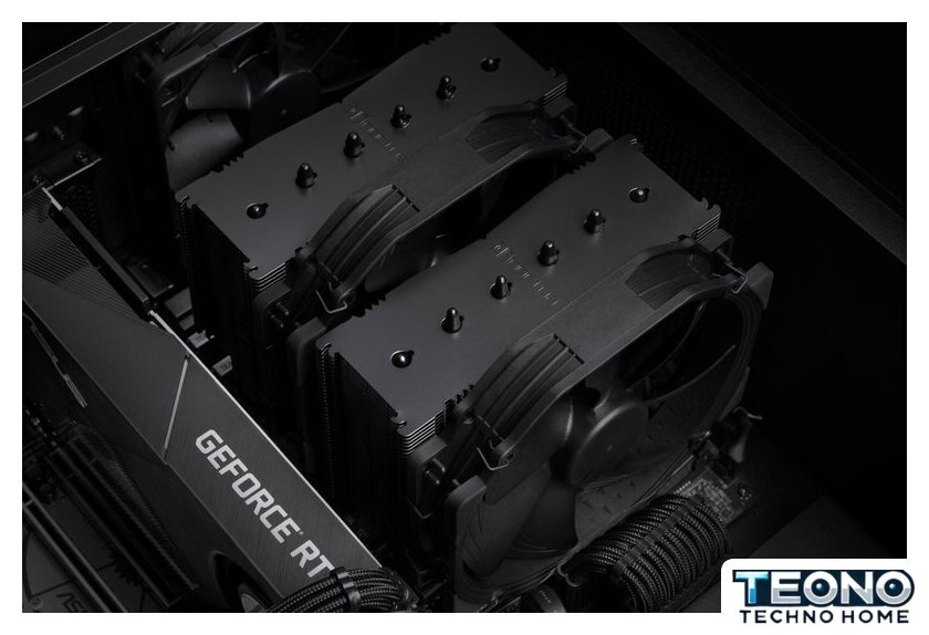 Кулер для процессора Noctua NH-D15 chromax.black - Изображение №7 — Интернет-магазин Teono.by