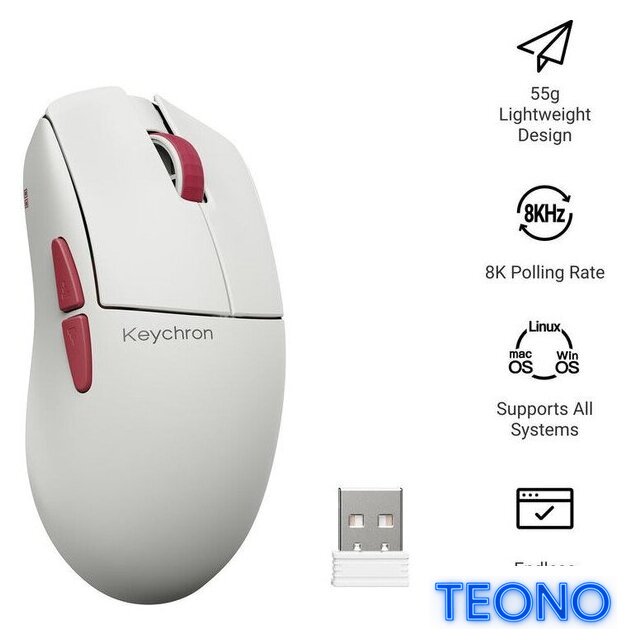 Игровая мышь Keychron G4 Wireless - Изображение №2 — Интернет-магазин Teono.by