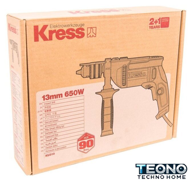 Ударная дрель Kress KU310 - Изображение №5 — Интернет-магазин Teono.by