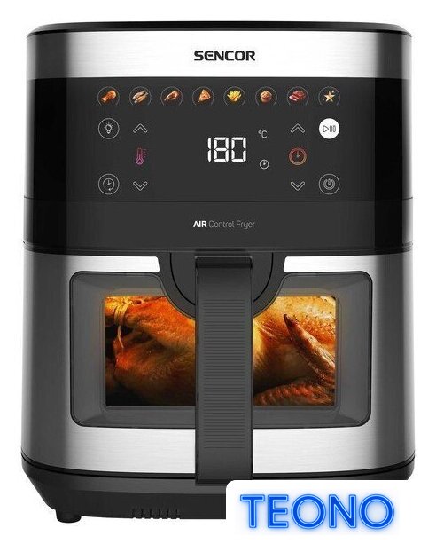 Аэрогриль (аэрофритюрница) Sencor SFR 9000SS - Изображение №4 — Интернет-магазин Teono.by