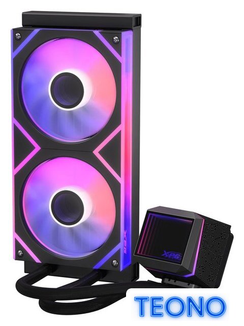 Система жидкостного охлаждения для процессора ADATA XPG Levante II 240 (черный) - Изображение №3 — Интернет-магазин Teono.by