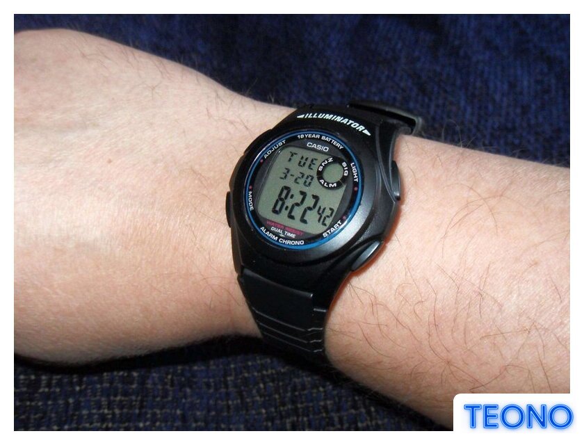 Наручные часы Casio F-200W-1AEF - Изображение №4 — Интернет-магазин Teono.by