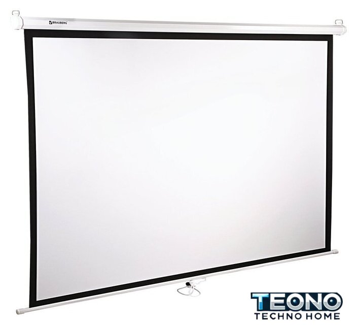 Проекционный экран BRAUBERG Wall 4:3 (150x200) 236728 - Изображение №2 — Интернет-магазин Teono.by