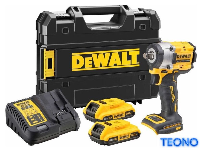Гайковерт DeWalt DCF921D2T (с 2-мя АКБ, кейс) - Изображение №1 — Интернет-магазин Teono.by