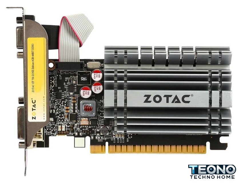 Видеокарта ZOTAC GeForce GT 730 4GB DDR3 Zone Edition ZT-71115-20L - Изображение №1 — Интернет-магазин Teono.by