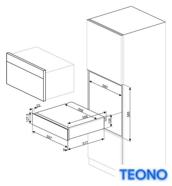 Подогреватель посуды Smeg CPR115B3 - Изображение №5 — Интернет-магазин Teono.by