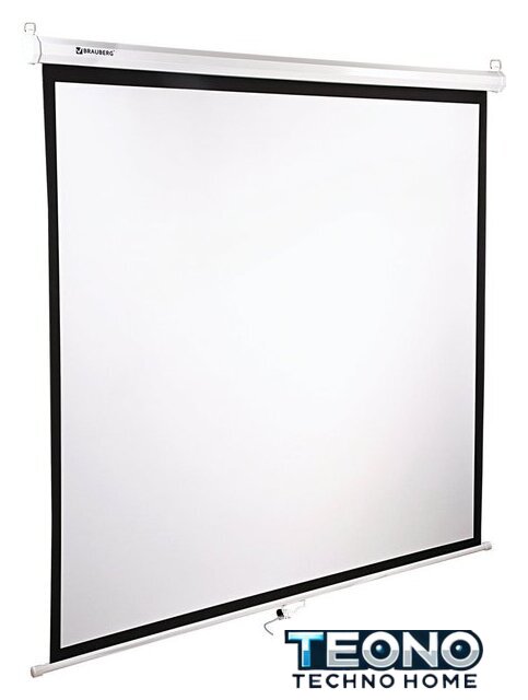 Проекционный экран BRAUBERG Wall 1:1 (180x180) 236726 - Изображение №3 — Интернет-магазин Teono.by