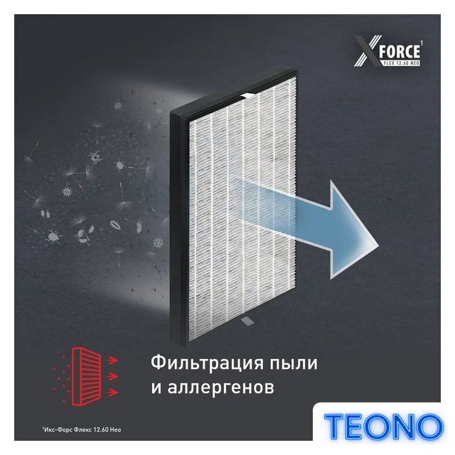 Пылесос Tefal X-Force Flex 12.60 Neo TY9LC1WO - Изображение №11 — Интернет-магазин Teono.by