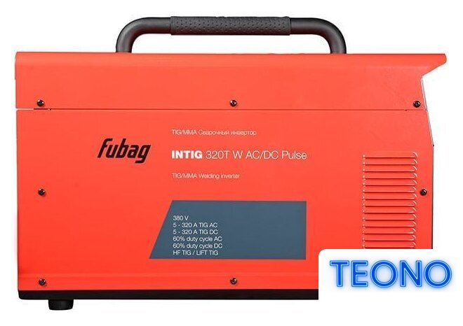 Сварочный инвертор Fubag INTIG 320 T W AC/DC Pulse 31455.1 (с горелкой) - Изображение №6 — Интернет-магазин Teono.by