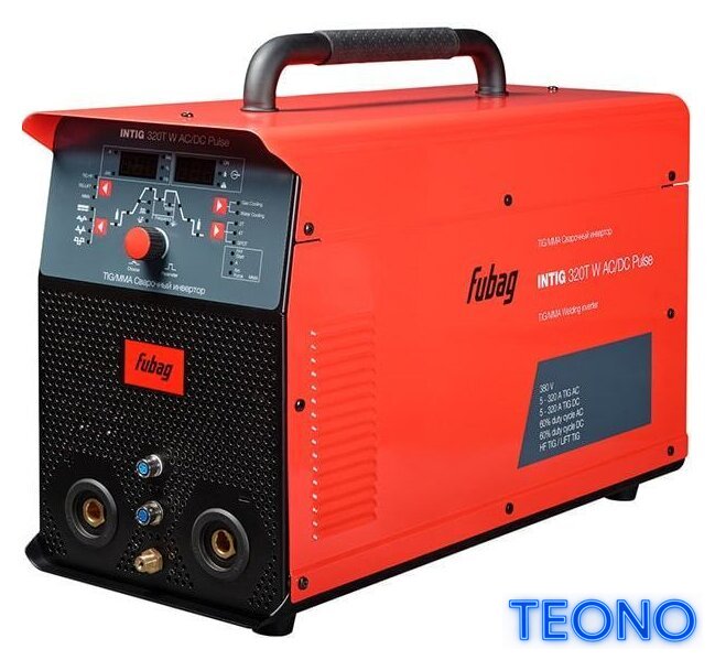 Сварочный инвертор Fubag INTIG 320 T W AC/DC Pulse 31455.1 (с горелкой) - Изображение №3 — Интернет-магазин Teono.by