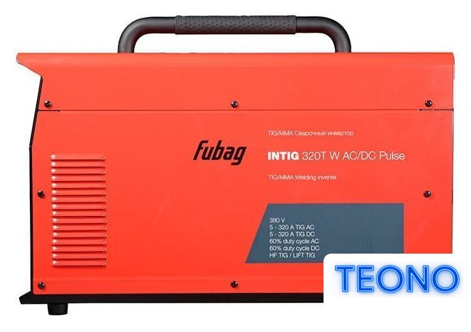 Сварочный инвертор Fubag INTIG 320 T W AC/DC Pulse 31455.1 (с горелкой) - Изображение №5 — Интернет-магазин Teono.by