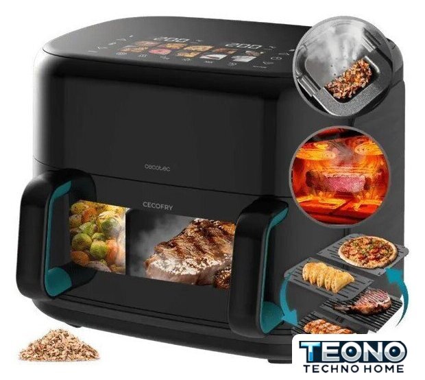 Аэрогриль (аэрофритюрница) Cecotec Cecofry&Grill Smokin'Prime 11000 101139 - Изображение №2 — Интернет-магазин Teono.by
