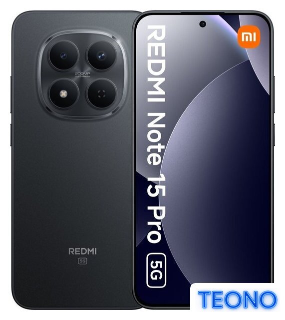 Телефон Xiaomi Redmi Note 15 Pro 5G 8GB/256GB международная версия (черный) - Изображение №1 — Интернет-магазин Teono.by
