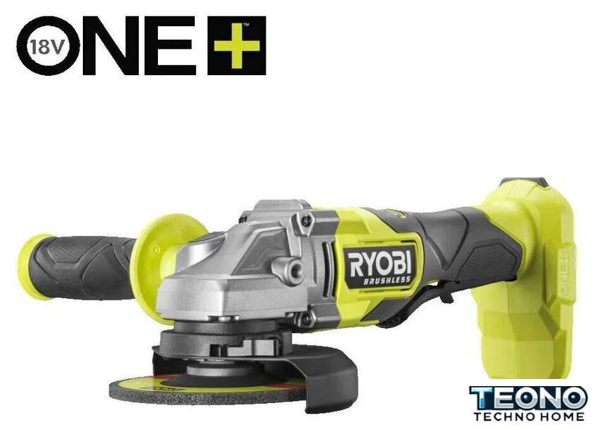 Угловая шлифмашина Ryobi RAG18BL-0 5133006532 (без АКБ) - Изображение №1 — Интернет-магазин Teono.by