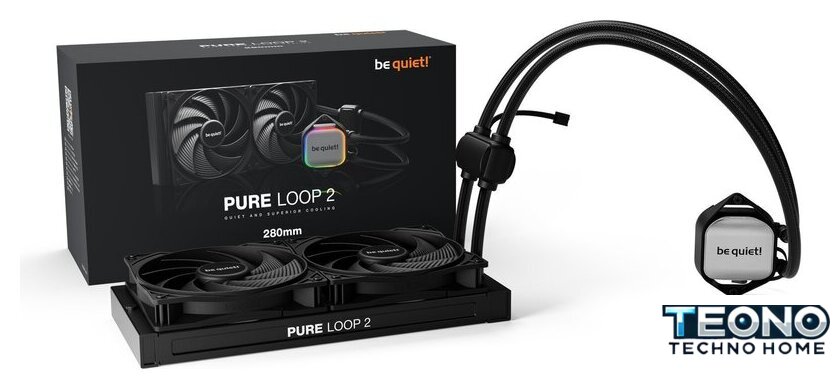 Система жидкостного охлаждения для процессора be quiet! Pure Loop 2 280mm BW018 - Изображение №7 — Интернет-магазин Teono.by