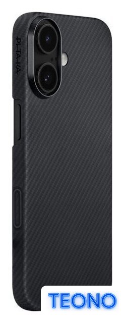Чехол для телефона Pitaka Ultra-Slim для iPhone 17 (600D Black/Grey Twill) - Изображение №5 — Интернет-магазин Teono.by