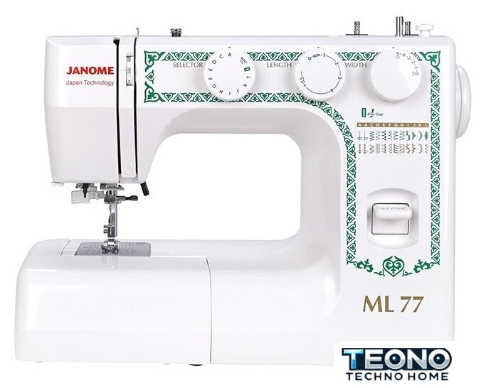 Электромеханическая швейная машина Janome ML 77 - Изображение №1 — Интернет-магазин Teono.by