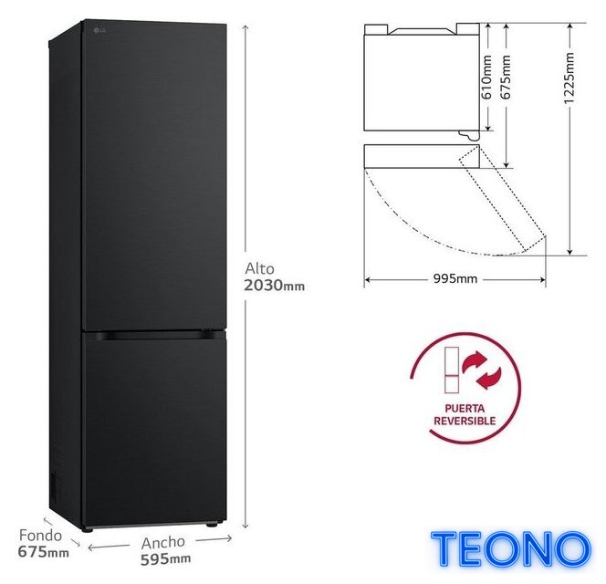 Холодильник LG DoorCooling+ GBV3200CEP - Изображение №5 — Интернет-магазин Teono.by