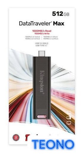 USB Flash Kingston DataTraveler Max Type-C 512GB - Изображение №5 — Интернет-магазин Teono.by