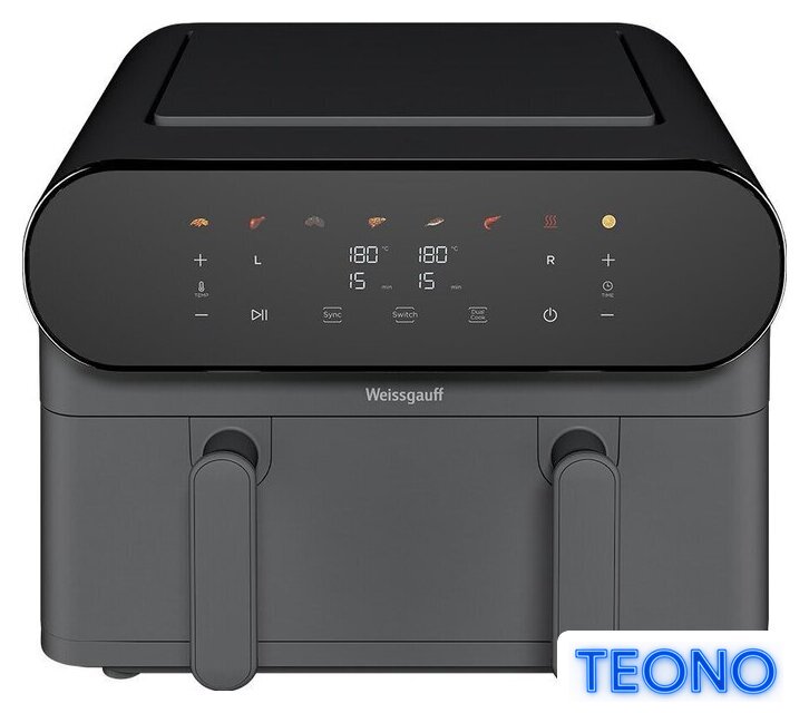 Аэрогриль (аэрофритюрница) Weissgauff WAF 910 DS FryChef - Изображение №31 — Интернет-магазин Teono.by