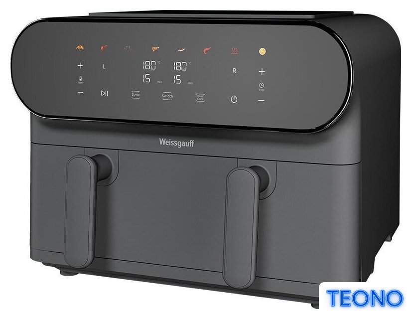 Аэрогриль (аэрофритюрница) Weissgauff WAF 910 DS FryChef - Изображение №26 — Интернет-магазин Teono.by
