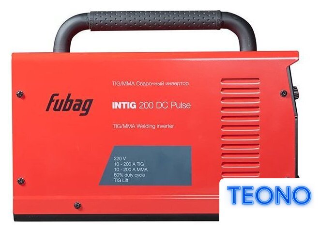Сварочный инвертор Fubag INTIG 200 DC Pulse 31411.1 (с горелкой) - Изображение №4 — Интернет-магазин Teono.by