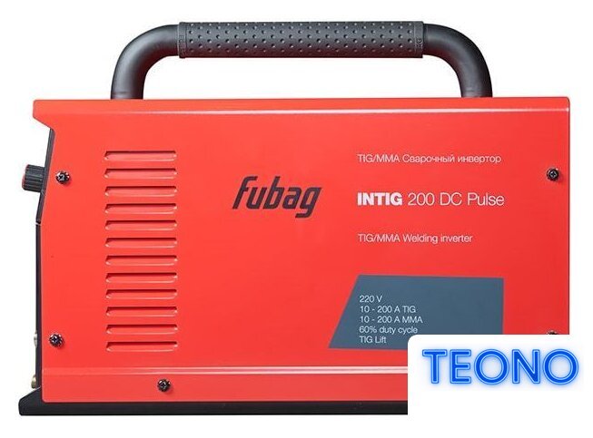 Сварочный инвертор Fubag INTIG 200 DC Pulse 31411.1 (с горелкой) - Изображение №3 — Интернет-магазин Teono.by