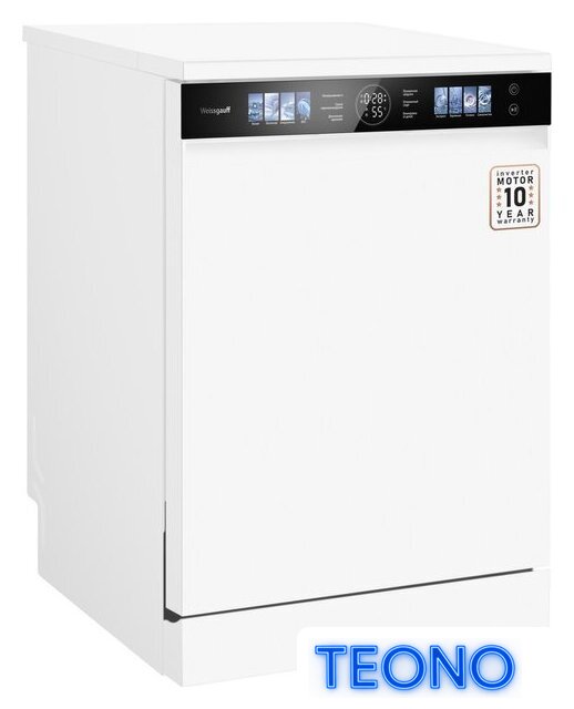 Отдельностоящая посудомоечная машина Weissgauff DW 999 Touch Inverter Dual Fan Dry - Изображение №20 — Интернет-магазин Teono.by