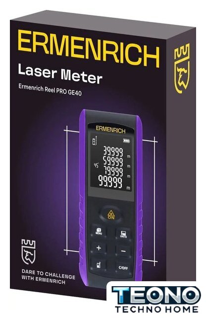 Лазерный дальномер Ermenrich Reel PRO GE40 86258 - Изображение №2 — Интернет-магазин Teono.by